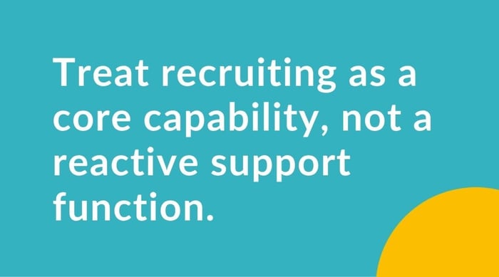 Recruiting positioned as a core business capability to support scalable tech hiring and workforce growth
