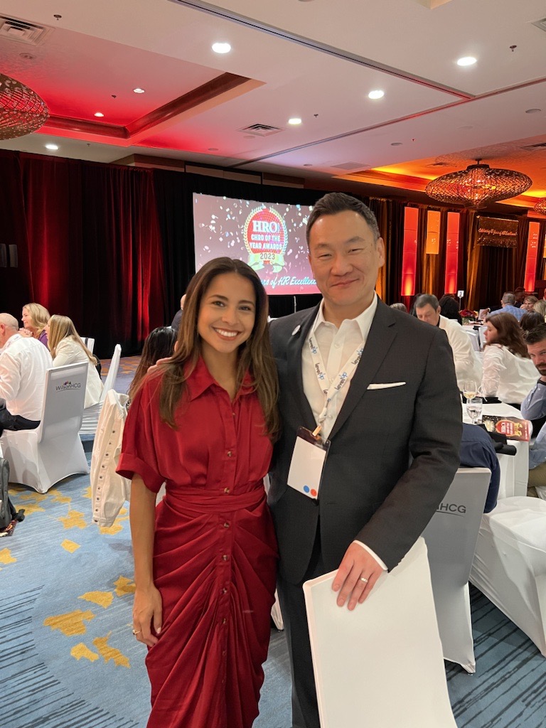 LevelUP team at the HRO Today awards event