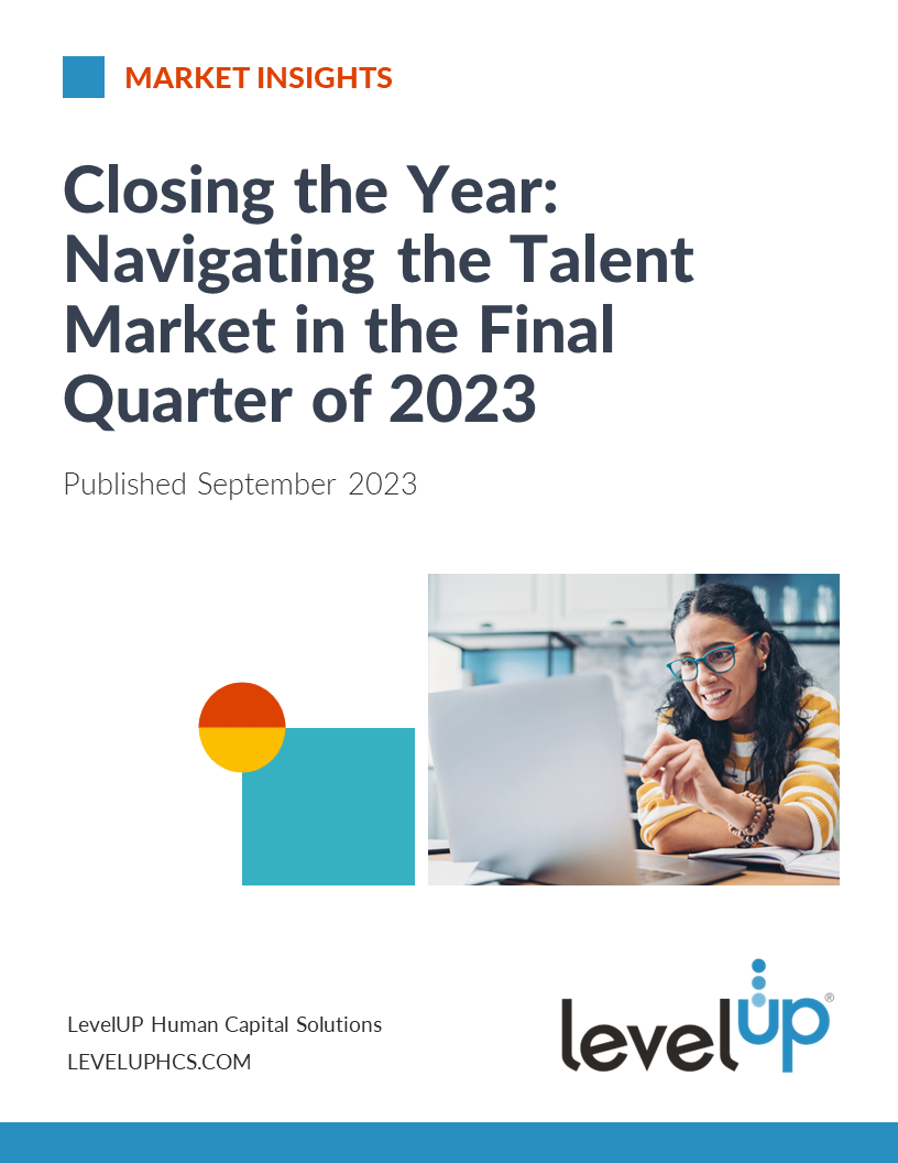 LevelUP - September 2023 Quarterly Talent Market Report Cover