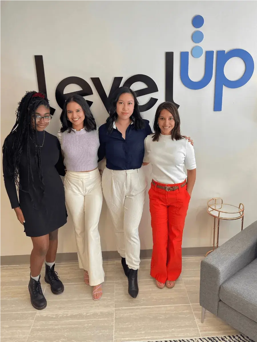 LevelUP Healthcare recruiters pose at the NYC office